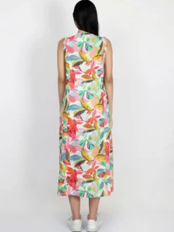 Vicci Germany Kleider<Damen Maxikleid mehrfarbig bedruckt