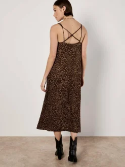 Damen Apricot Kleider>Damen Maxikleid