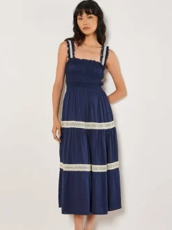 Damen Apricot Kleider>Damen Maxikleid