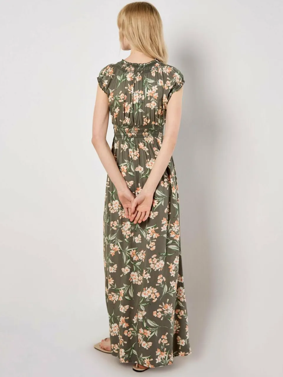 Damen Apricot Kleider>Damen Maxikleid