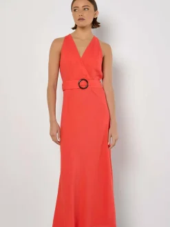 Damen Apricot Kleider>Damen Maxikleid