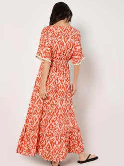 Damen Apricot Kleider>Damen Maxikleid