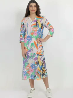 Vicci Germany Kleider<Damen Maxikleid mehrfarbig gemustert