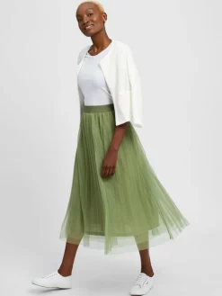 More & More Röcke<Damen Maxirock schilf uni