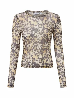 Damen Noisy May Shirts & Tops>Damen Mesh-Langarmshirt - NMJudith