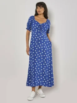 Damen Apricot Kleider>Damen Midikleid