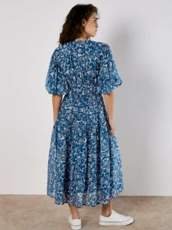 Damen Apricot Kleider>Damen Midikleid