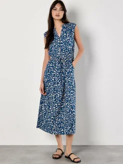 Damen Apricot Kleider>Damen Midikleid