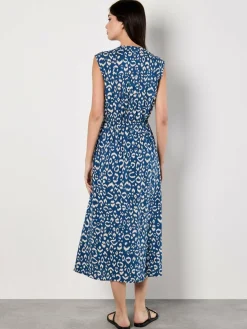 Damen Apricot Kleider>Damen Midikleid