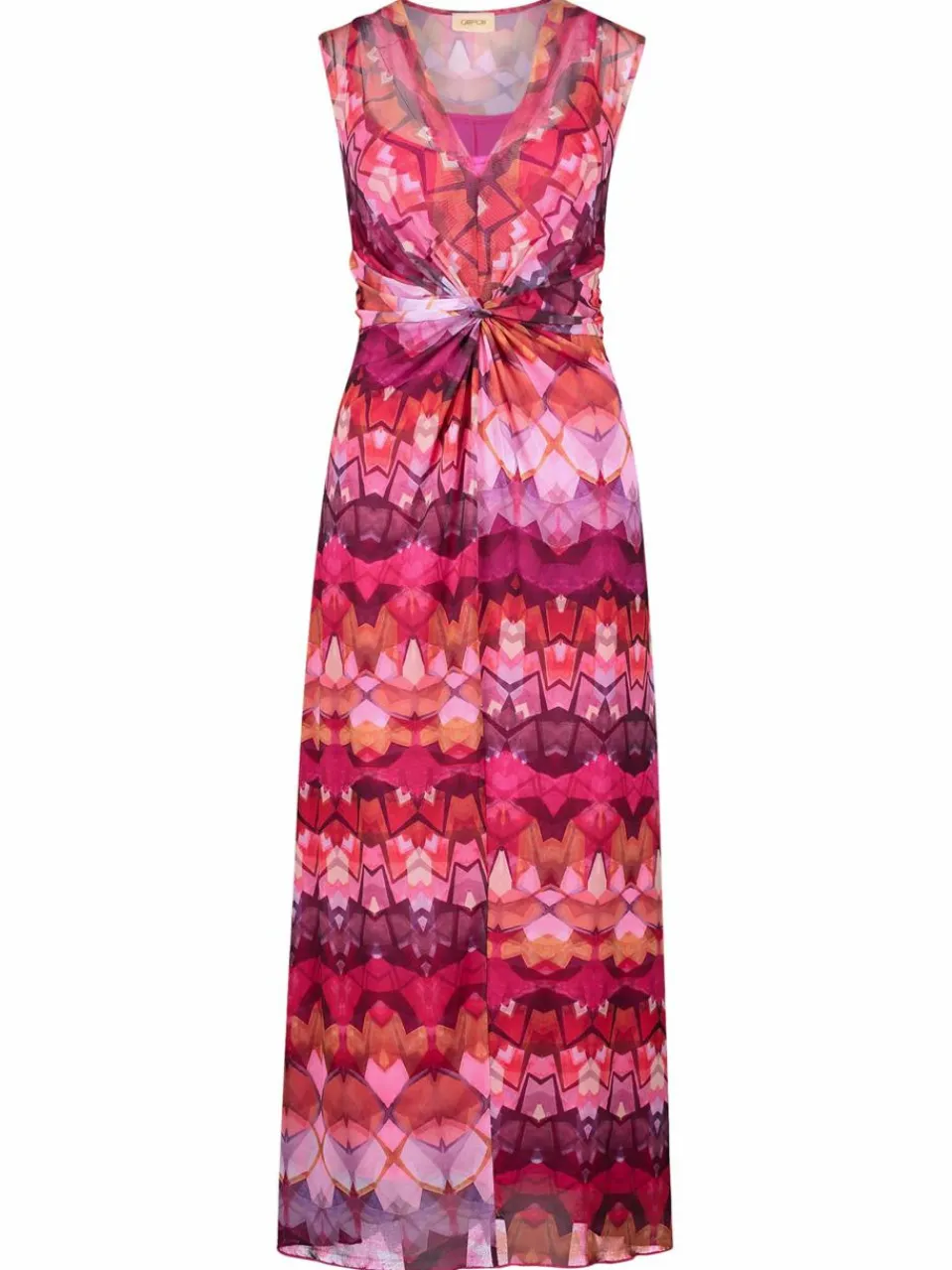 Cartoon Kleider<Damen Midikleid mehrfarbig gemustert