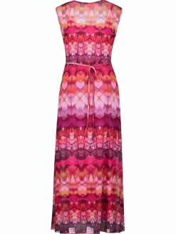 Cartoon Kleider<Damen Midikleid mehrfarbig gemustert