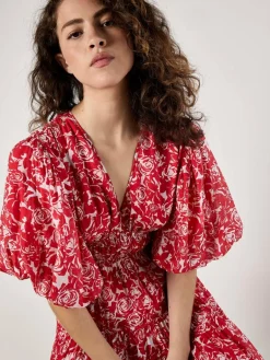 Damen Apricot Kleider>Damen Midikleid