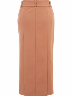 Betty Barclay Röcke<Damen Midirock braun camel uni
