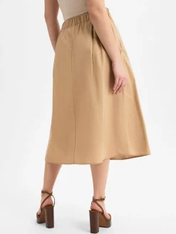 More & More Röcke<Damen Midirock camel uni