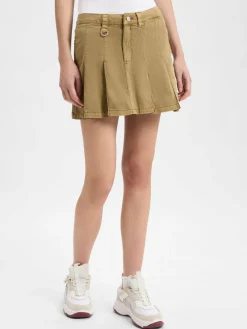 JJXX Röcke<Damen Mini-Faltenrock - JXAlexia khaki uni