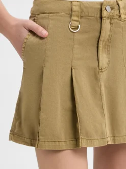 JJXX Röcke<Damen Mini-Faltenrock - JXAlexia khaki uni