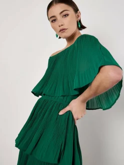 Apricot Kleider<Damen Minikleid grün uni