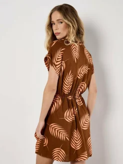 Damen Apricot Kleider>Damen Minikleid