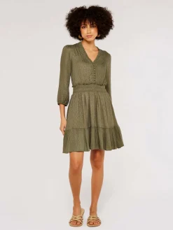 Damen Apricot Kleider>Damen Minikleid