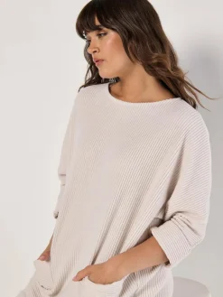 Apricot Kleider<Damen Minikleid beige strukturiert