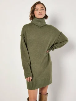 Damen Apricot Kleider>Damen Minikleid