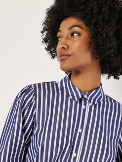 Apricot Kleider<Damen Minikleid marine gestreift