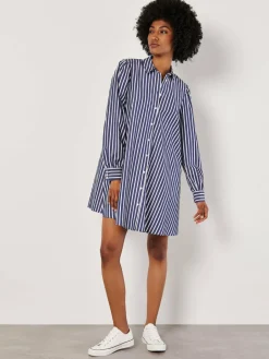 Apricot Kleider<Damen Minikleid marine gestreift