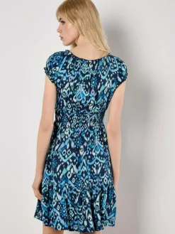 Apricot Kleider<Damen Minikleid marine gemustert