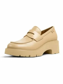 Camper Slipper<Damen Mokassins - Milah beige uni