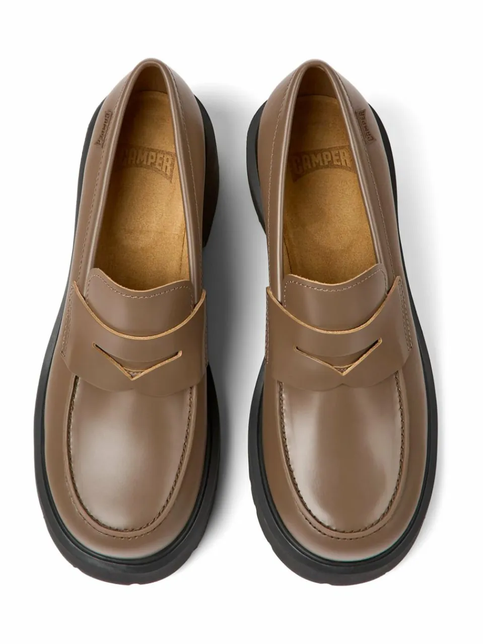 Camper Slipper<Damen Mokassins - Milah braun uni