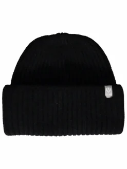 Fraas Mützen & Hüte<Damen Mütze schwarz uni