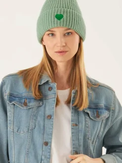 Codello Mützen & Hüte<Damen Mütze grün uni