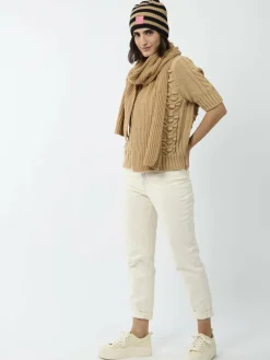 Codello Mützen & Hüte<Damen Mützen beige gestreift