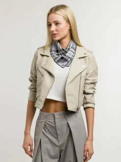 Fraas Schals & Tücher<Damen Nickituch grau kariert