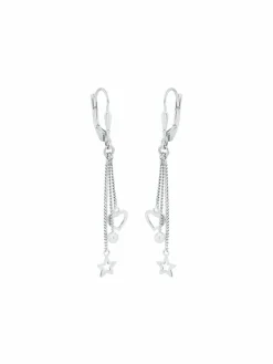 amor Schmuck<Damen Ohrhänger silber uni