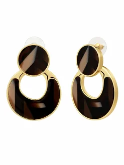 Yokoamii Schmuck<Damen Ohrhänger gold uni