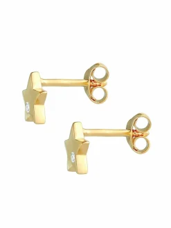 Elli Mädchen<Damen Ohrringe gold uni