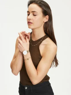 Tamaris Schmuck<Damen Ohrringe gold uni