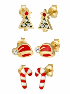 Elli Mädchen<Damen Ohrringe gold uni