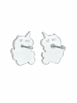 Elli Mädchen<Damen Ohrringe silber uni