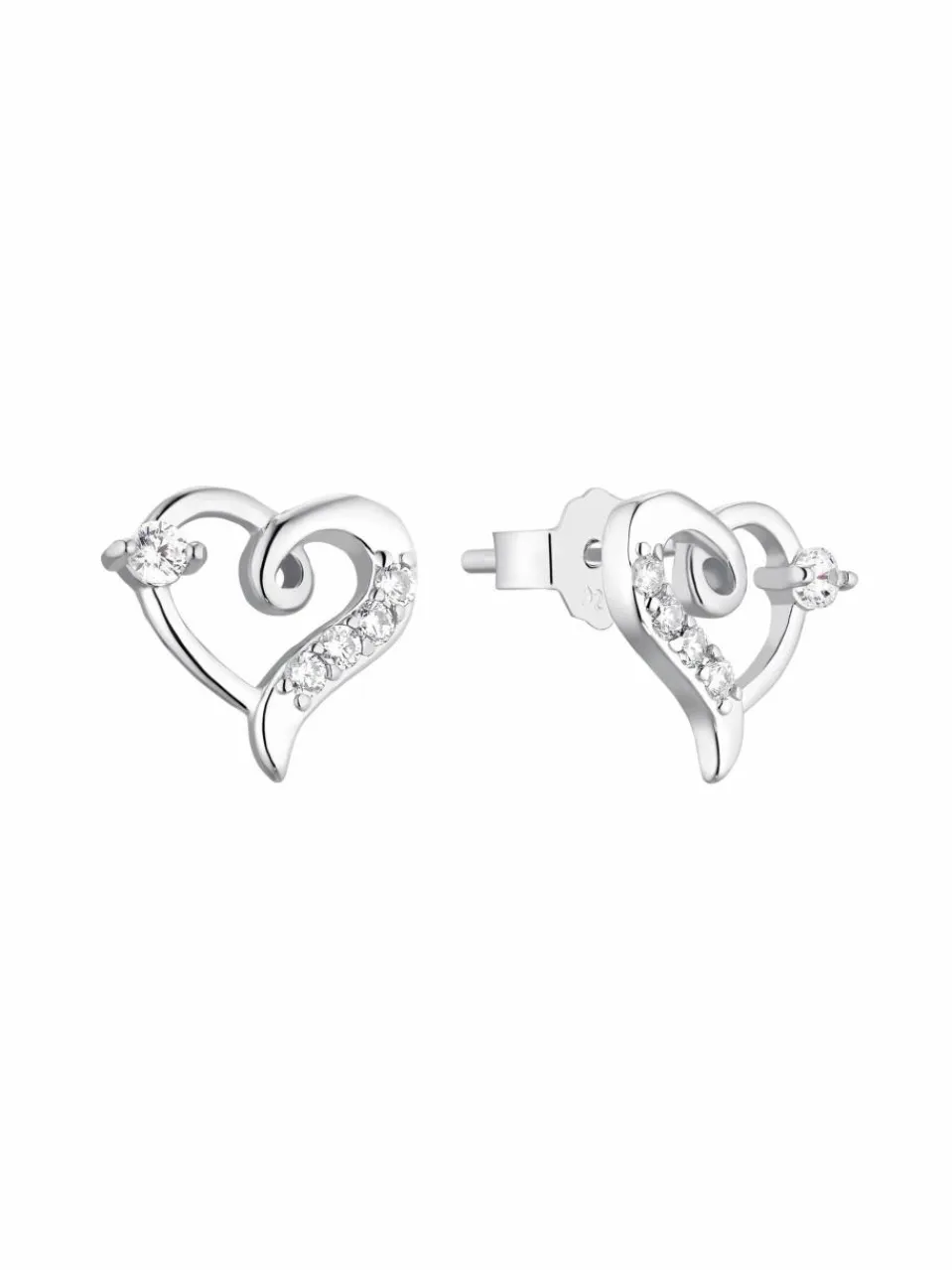 amor Schmuck<Damen Ohrstecker silber uni