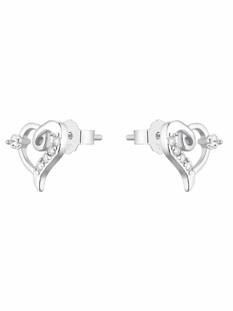 amor Schmuck<Damen Ohrstecker silber uni