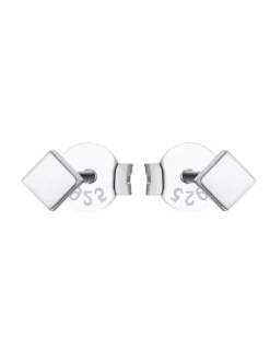 amor Schmuck<Damen Ohrstecker silber uni
