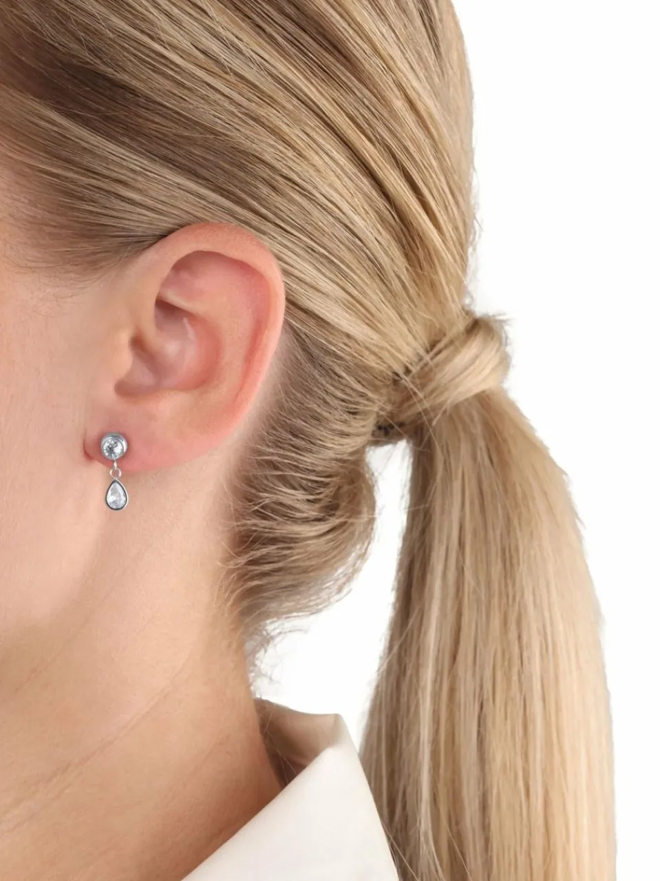 amor Schmuck<Damen Ohrstecker silber uni