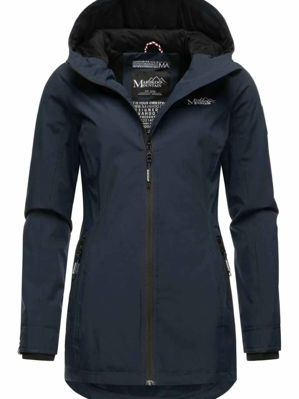 Marikoo Jacken & Westen<Damen Outdoorjacke - Honigbeere marine uni
