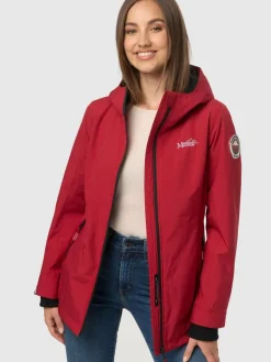 Marikoo Jacken & Westen<Damen Outdoorjacke - Honigbeere rot uni