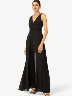 Kraimod Hosen<Damen Overall schwarz uni