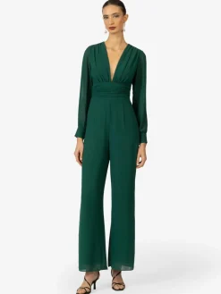 Kraimod Hosen<Damen Overall grün uni