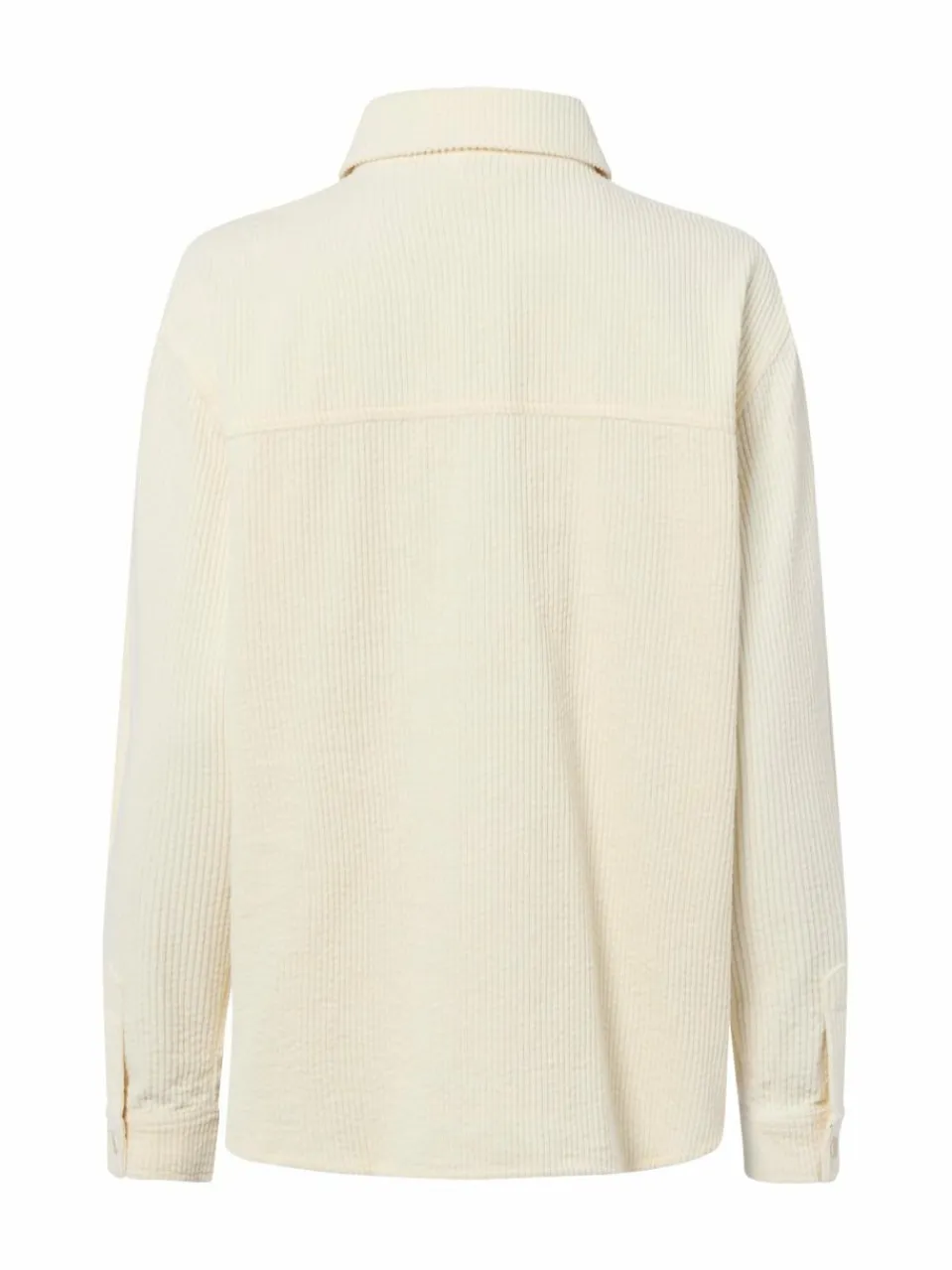 Marie Lund Collection Jacken & Westen|Blusen<Damen Overshirt ecru uni