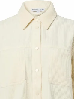 Marie Lund Collection Jacken & Westen|Blusen<Damen Overshirt ecru uni